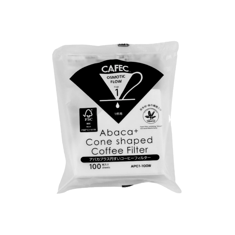 filtres abaca plus cafec 1 tasse