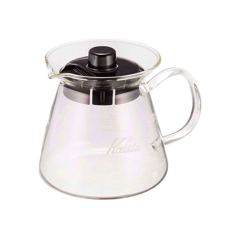 carafe café filtre kalita verre